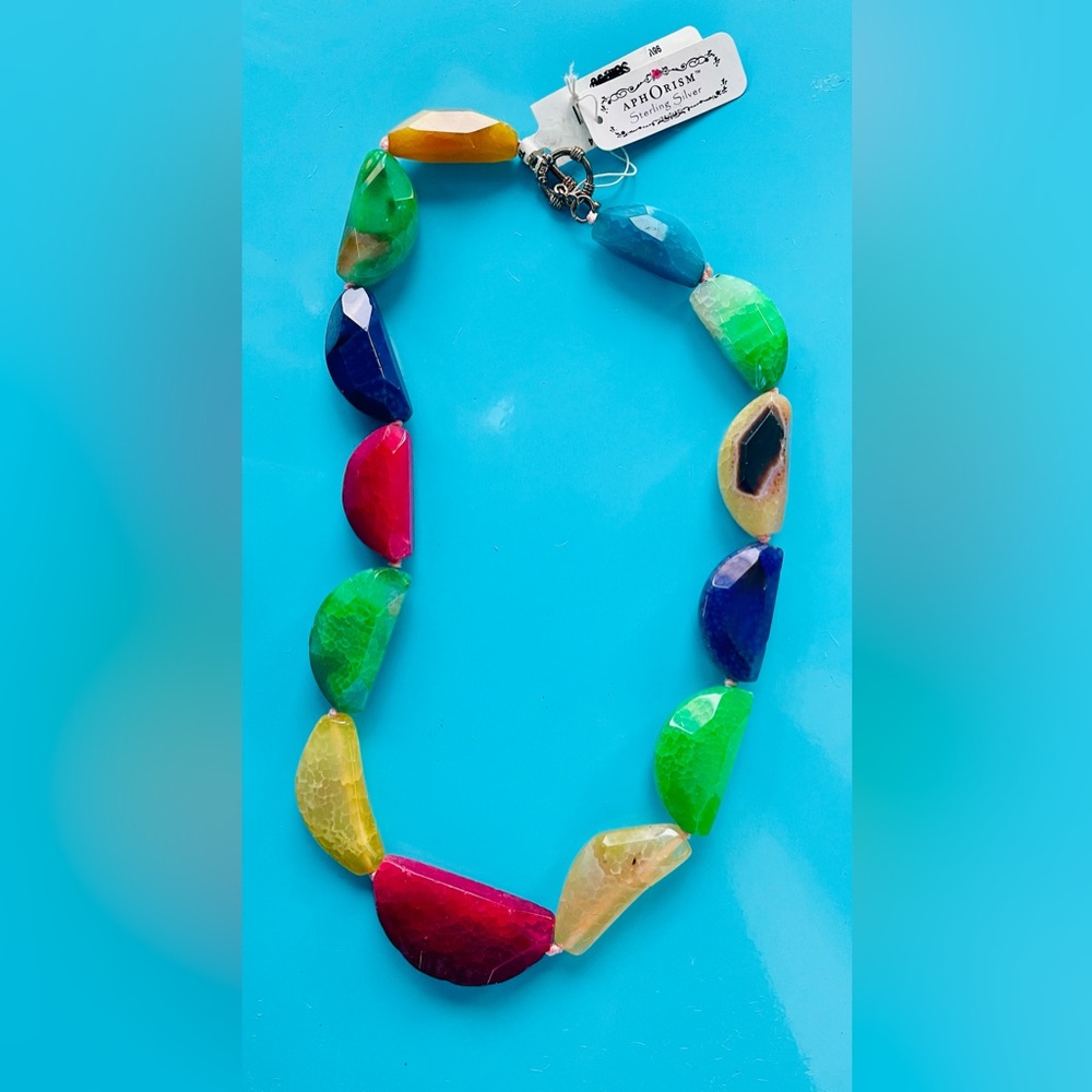 Aphorism Gemstone Necklace